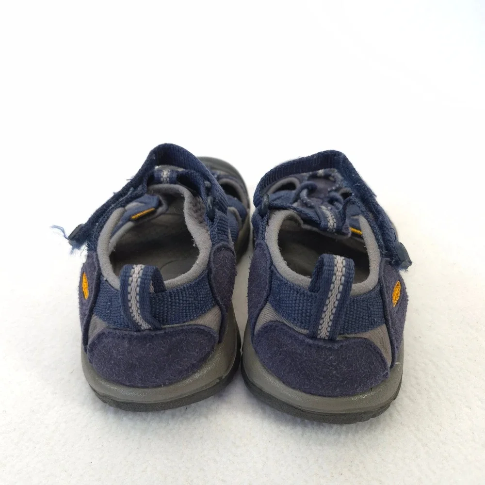 Keen Newport H2 Kids Navy Blue Sport Sandals Hook and Loop 1022839 Size 11